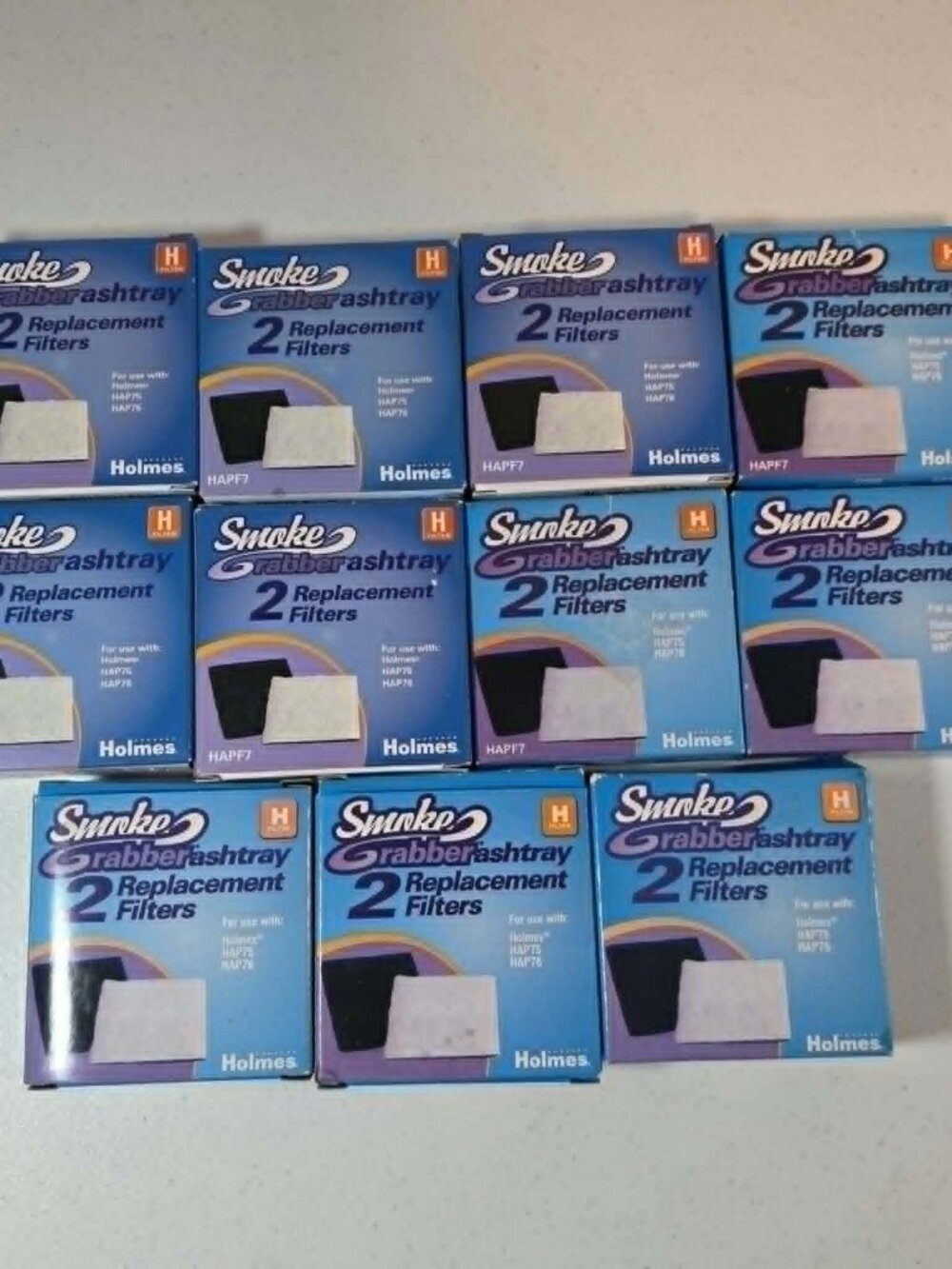 HOLMES SMOKE GRABBER ASHTRAY FILTERS HAP75/76 REPLACEMENT FILTERS 22 NEW